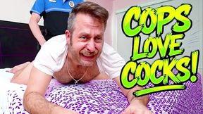 Scott De Marco’s Gay Porn Patrol: Rugged Joel Takes Cop’s Deep Anal Thrust