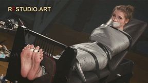 Meloxy - Mummified and Tickled on Her Sexy Feet (FULL HD MP4)