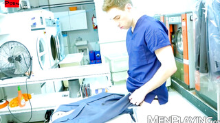 Slamming Suited Stud Kayden Gray Can Broke Stockboy Andy Star Handle the Load