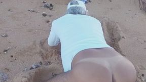 Ladysilva hot ass sexy on The beach 10