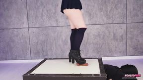 Femdom Stomping And Ballbusting With My Masturbation Era