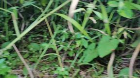 Tiny men hide from their giant mistress but are found and crushed (1)