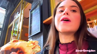 Teenie Gets Juicy Cum In Mouth!! | Sex Vlog Jamie Young in Athens