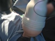 Kenzie Reeves Fleshlight fuck in car 🚘🛣️