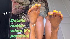 Details Matter when its personal