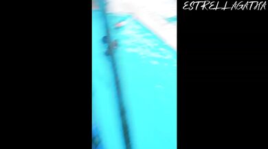 Cachonda Casero Real Latina Amateur Couple Porn HD Passion Piscina Sexo Divertido Real Creampie