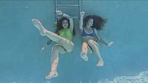 Handcuffed to the Pool Ladder with Nathalia and Jasper 1080p