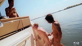 Xavier Cox And Kyle Connors In And Fucking On The Boat