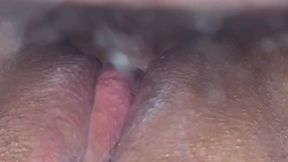 Hot Latina unscripted POV pussy rubbing with big cock