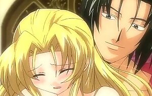 Horny sex scene from teen hentai couple