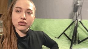 Amazing b94 The girl spits on you Do you want the Bertie to spit all over you? [1080]