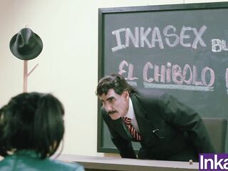 The morbid neighborhood of Chibolo eighteen ends in an fuckfest during Don Mamón's class - LOST CHAPTER.