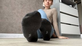 Feet in socks and tights!