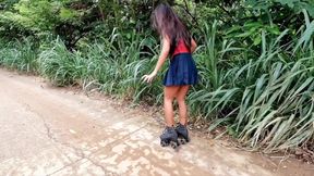 Naughty Rollerskater