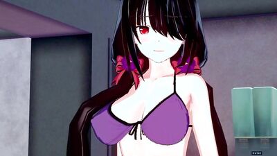 Hentai babe in anime gets on all fours and pounded from behind