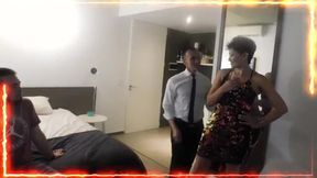 2016 ,perla lopez se coje a los amigos del marido que lo estaban esperando, y se encuentra una super polla , se la mete por todos lados