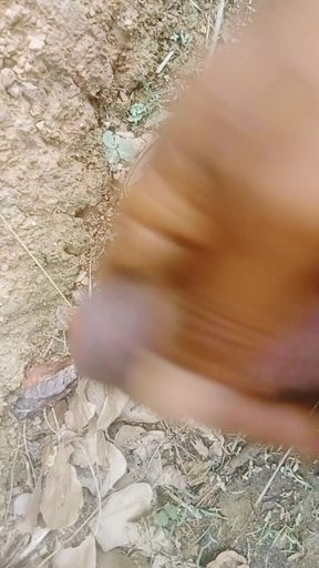 Waiting for girlfriend in the forest