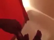 Phone bone in the shower