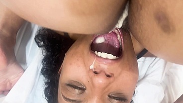 Amateur extreme vol 3 with Vitoria Beatriz and OB Slave Nat playing with puk&, drinking piss and get manhandled POV style