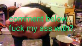 finger fuck my own ass