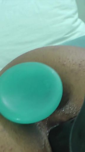 Extraordinary Clitoris and Anal Deflowering with Dildo!