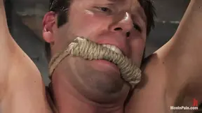 Male tourist's twisted interrogation involving pussy eating and boots