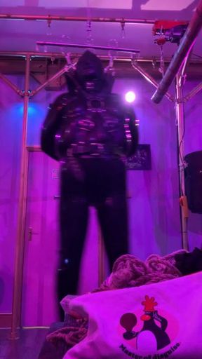 Suspension paddling in rubber