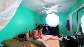 step-mommy pegging with handjob release bts