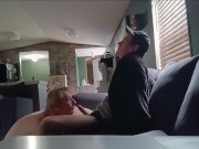 Twink chupando y montando polla