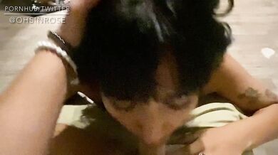 Emo girl gets savage cock in her teen throat