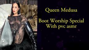 boot worship with pvc asmr ❤️‍🔥
