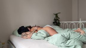 I was too horny to wait for his alarm to go off so I could get fucked good