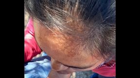 Chupando rico en el campo