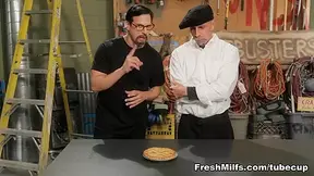 Sexy Milf Finds Her Fresh Hard Man Meat!