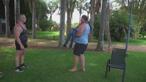 3-Way Outdoor Lift & Carry Session: Big Daddy, Elijah & Warren Handle Harold