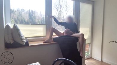 Business trip ends with my lover creaming my wet pussy twice