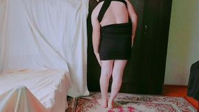 Playful Crossdresser Moving Seductively to Catch Your Eyes