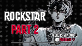 Groupie Can't Resist Sneaking Backstage For Rockstar Cock Part 2 | Male Moans | Deep Voice [M4F]