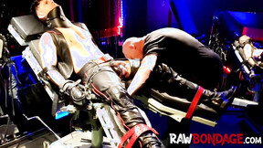 Dominant master enjoys jocky Devin Franco nipple & cockplaying