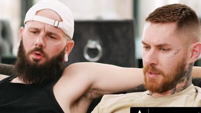 HETEROFLEXIBLE - Str8 Buddies Zak Bishop & Johnny Hill Give In To Anal Temptation While Jerking Off