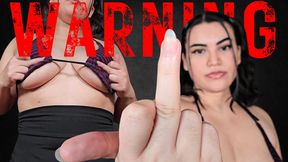 FLIP OFF BRAIN HIJACK - Rejected by Countess Wednesday and Turned into a Middle Finger Flipoff Junkie via Binaural Tones and Big Tits Titnosis - MP4