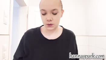 HannaSpark's Juicy POV: Teen (18+) Fucks Herself with Insane Big Tits