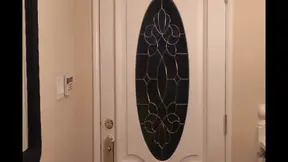 Horny dude gets lucky with pretty woman with big