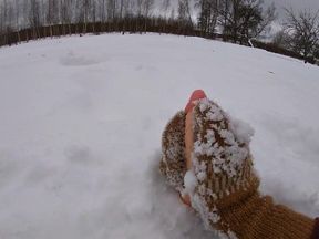 Cold Handjob in the Alps