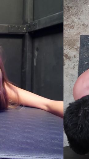 Lily Phillips Gets Destroyed by Me and the Boys in Gloryhole! (my First Time)