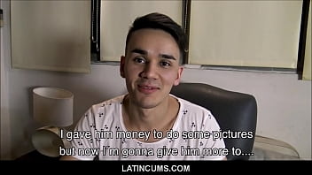 LatinCums.com - Young Latino Twink Jonny Sex With Stranger For Cash