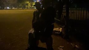 bareback latin gay sex in the street square