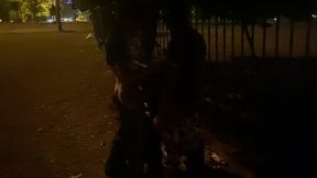 bareback latin gay sex in the street square