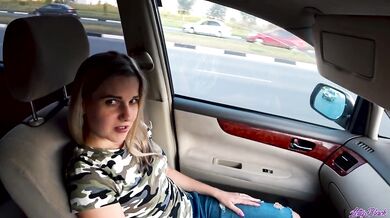 Sound controlled vibrator in public place - Lovense Lush 2 unusual test | Letty Black