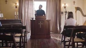 Priest Tommy Pistol's Virtue Devoured By Hot Teen Penelope Kay's Majestic Ass&#x1F351;